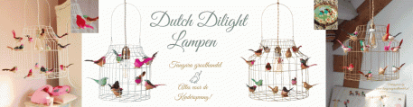 Dutch Dilight vogeltjes lamp Banner Tangara groothandel 032